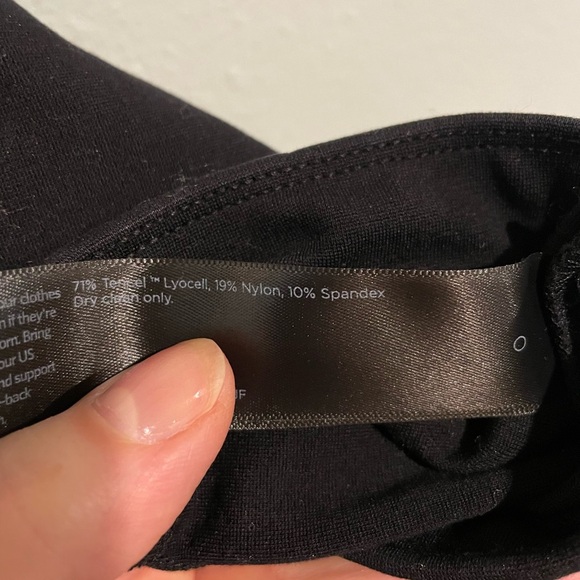 Black Eileen Fisher leggings.  Size L - Picture 3 of 4